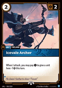 Icevale Archer - UNL-065-p - Promotional Cards - Riftbound card